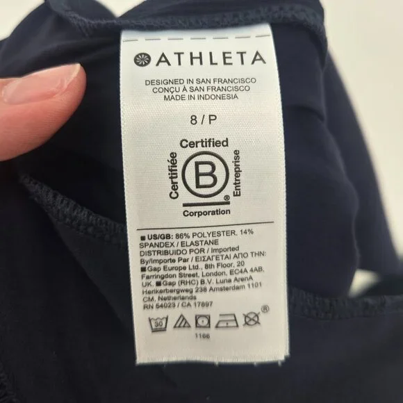 Athleta Brooklyn Ankle Pant - 8P Riptide Navy - Picture 6 of 6